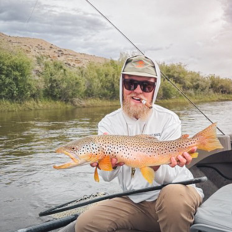 David with a Big Trout