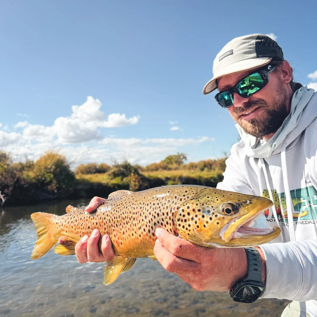 Andrew with Trout Andrew with Trout